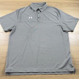 Under Armour Shirt Men XXL Clubhouse Polo Green Embroidered Logo